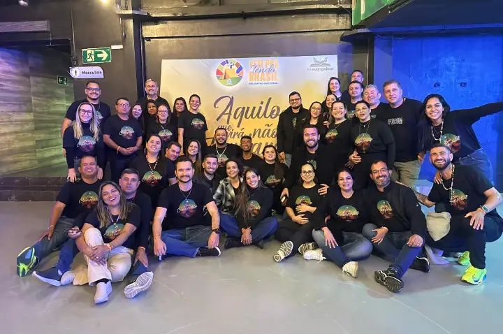 Campistas da Diocese de Juína participam do Encontro Nacional “Vem pra Tenda Brasil 2025”