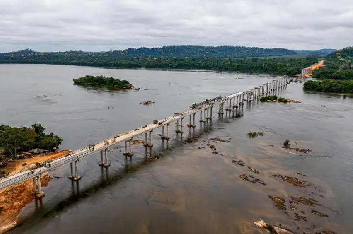 Com 1.410 metros de extensão, ponte do Rio Juruena chega a 68% de execução