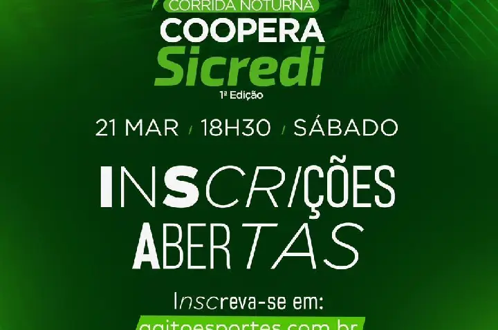 Corrida Noturna Coopera Sicredi abre inscrições e promete reunir 500 atletas em Juína