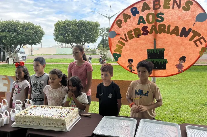 CRAS promove dia especial com crianças do Serviço de Convivência em Juína