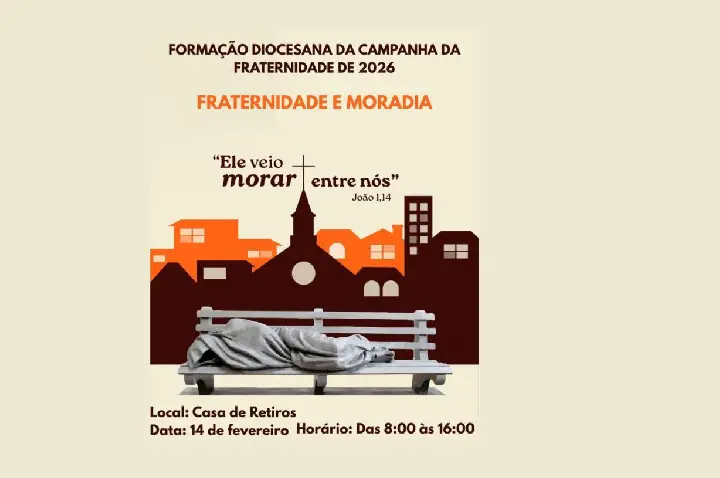 Fraternidade e Moradia: Diocese de Juína realizará a Formação da Campanha da Fraternidade 2026