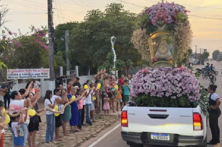 Imagem peregrina de Nossa Senhora de Nazaré fez mais de 500 visitas este ano