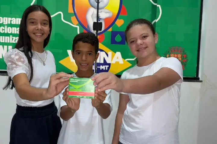 Juína inicia vacinação contra a dengue para crianças e adolescentes