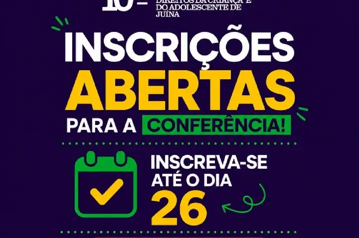 Juína realiza 10ª Conferência Municipal dos Direitos da Criança e do Adolescente nos dias 29 e 30 de junho