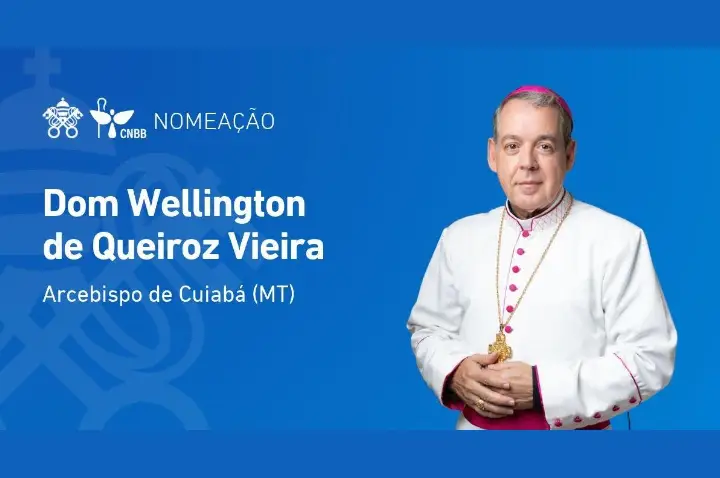 Papa Leão XIV nomeia dom Wellington de Queiroz Vieira arcebispo de Cuiabá (MT)