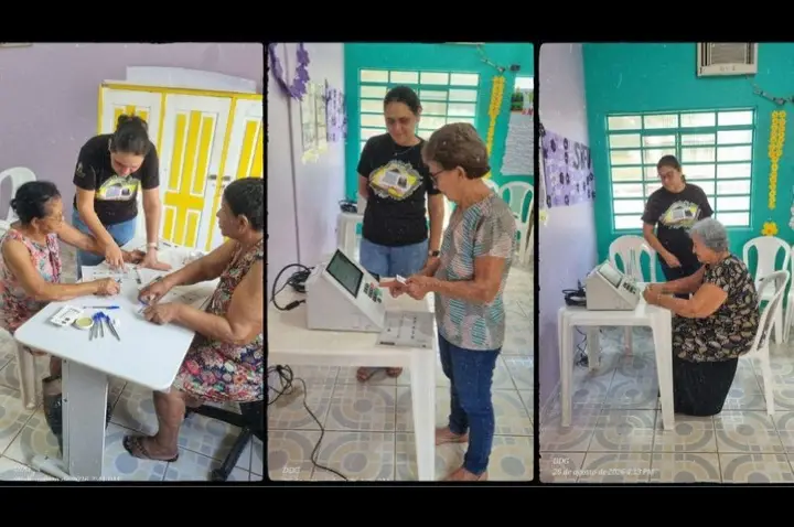 Zona Eleitoral de Juína leva cidadania a Centro de Convivência para Idosos