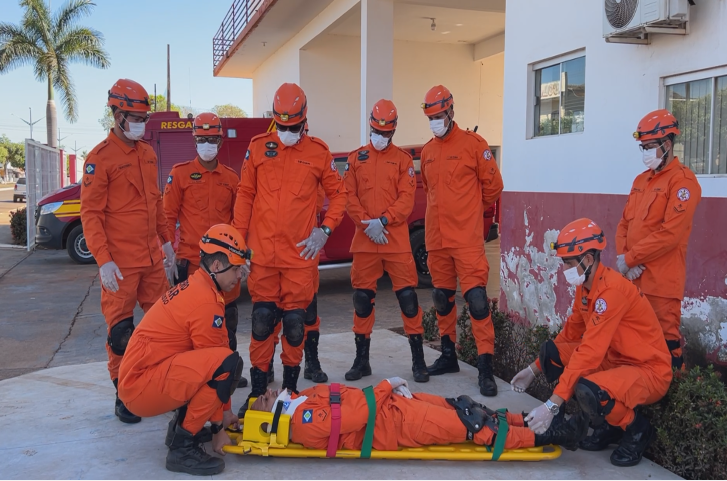 Bombeiros realizam nivelamento operacional para aprimorar atendimento pré-hospitalar em Juína