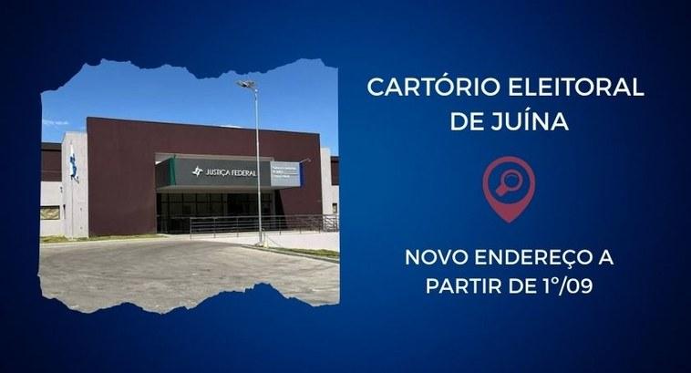 Cartório Eleitoral de Juína terá novo endereço a partir de primeiro de setembro