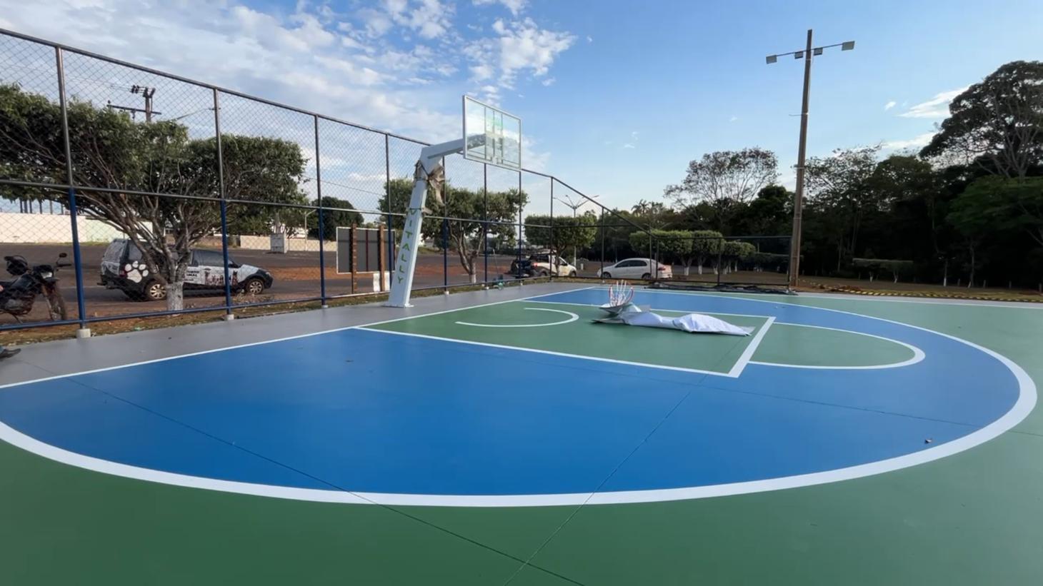 Esporte de Juína ganha nova quadra de streetball e primeira Copa da modalidade