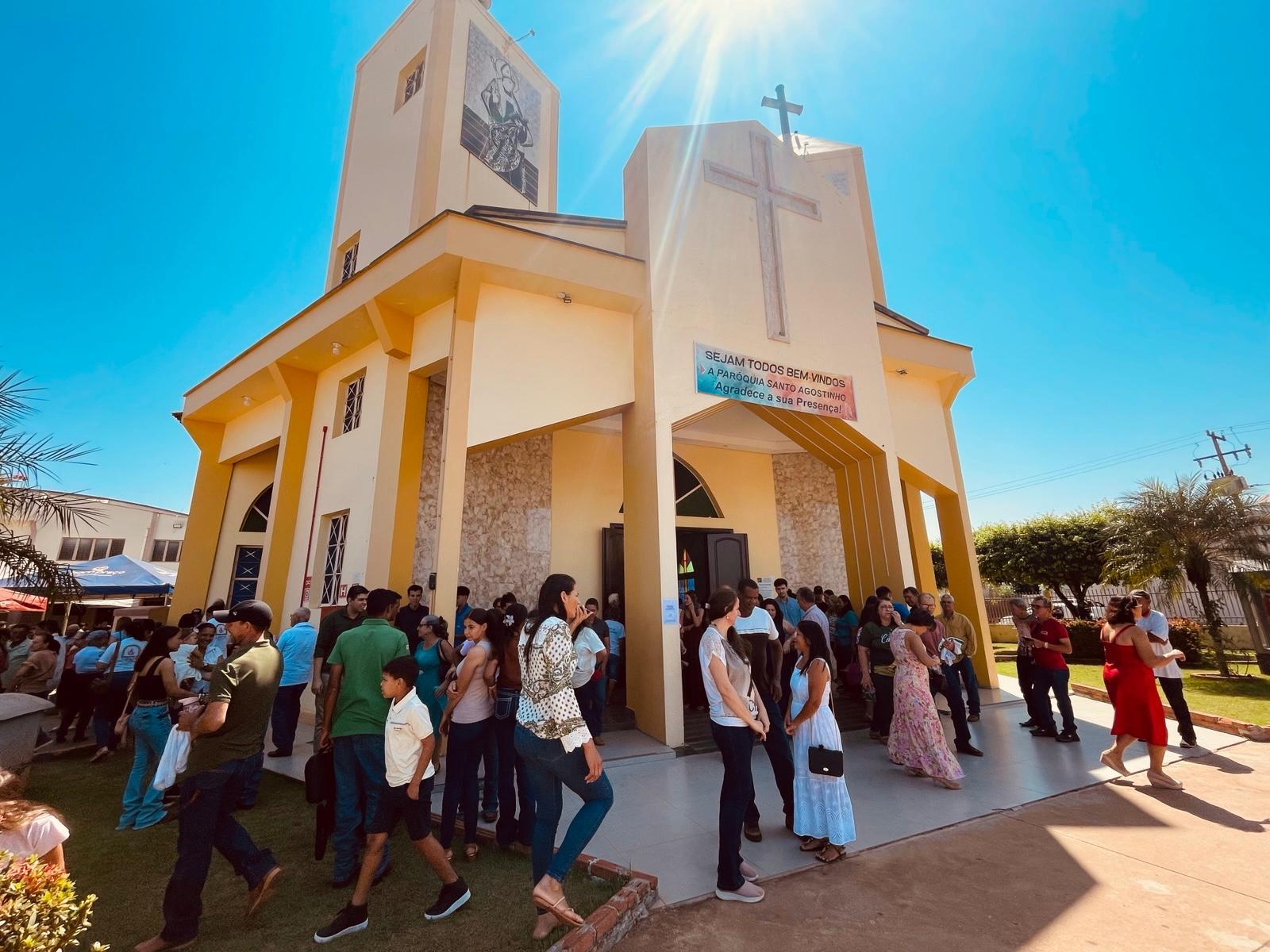 Festa de Santo Agostinho reúne fé, devoção e partilha em Juína