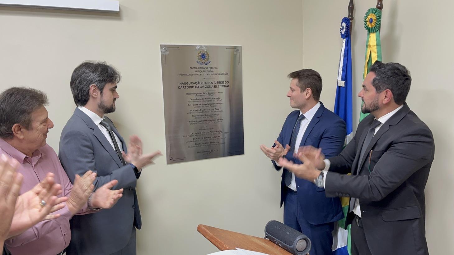 35ª Zona Eleitoral de Juína inaugura novo espaço anexo à Justiça Federal