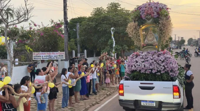 Imagem peregrina de Nossa Senhora de Nazaré fez mais de 500 visitas este ano