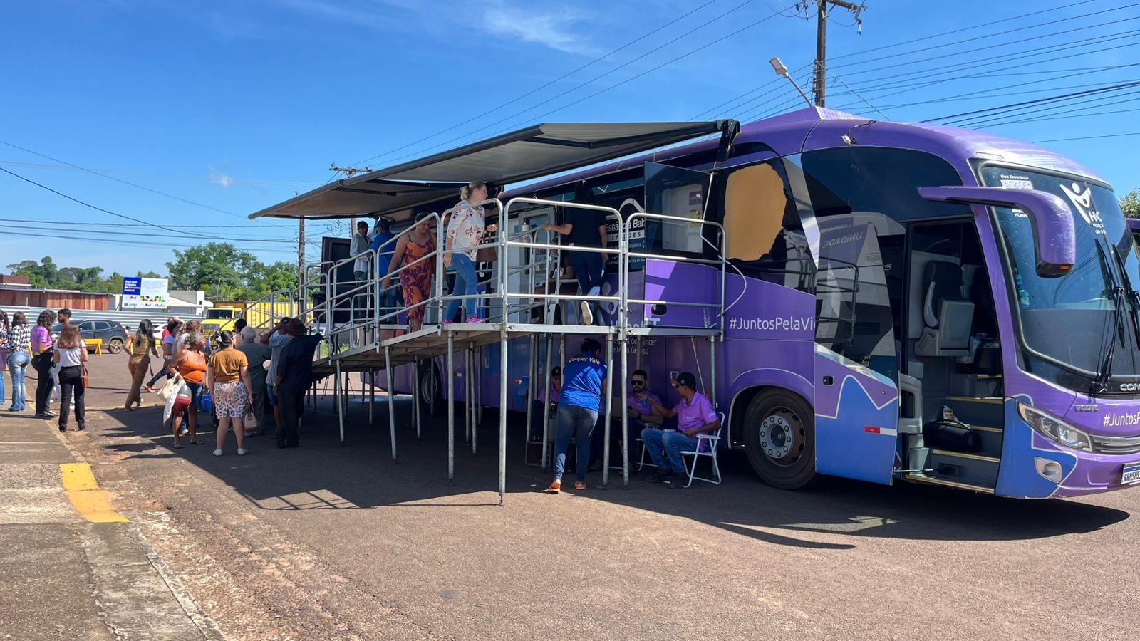 Juína fortalece prevenção com ação gratuita do Hospital do Câncer de MT