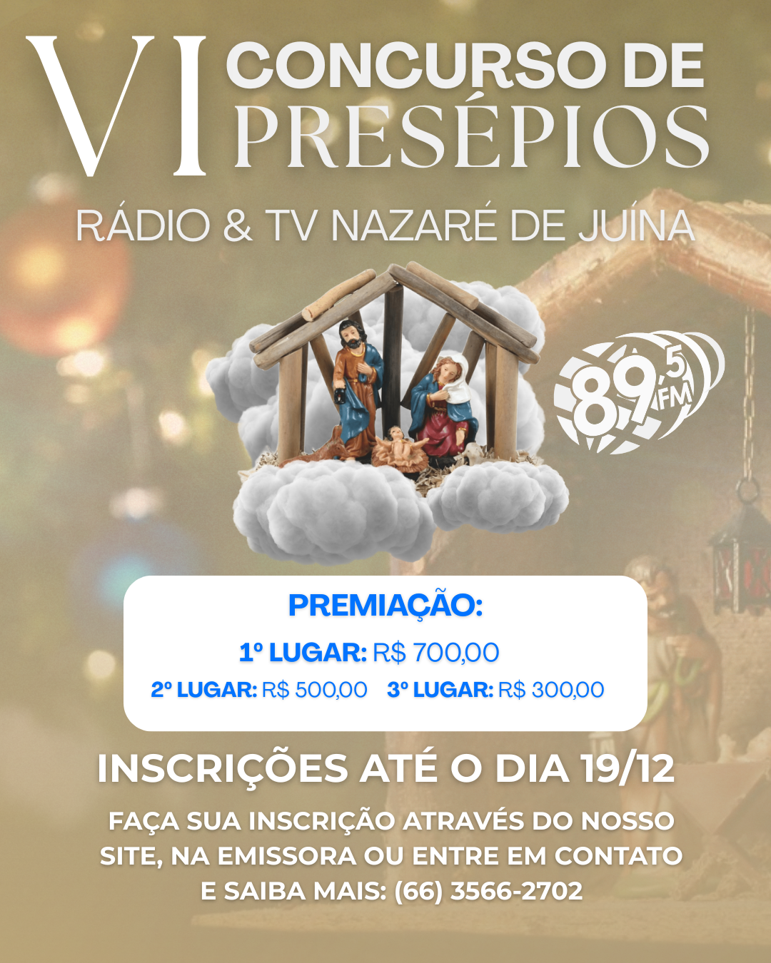 6º Concurso de Presépios da Rádio e TV Nazaré ✨🎄