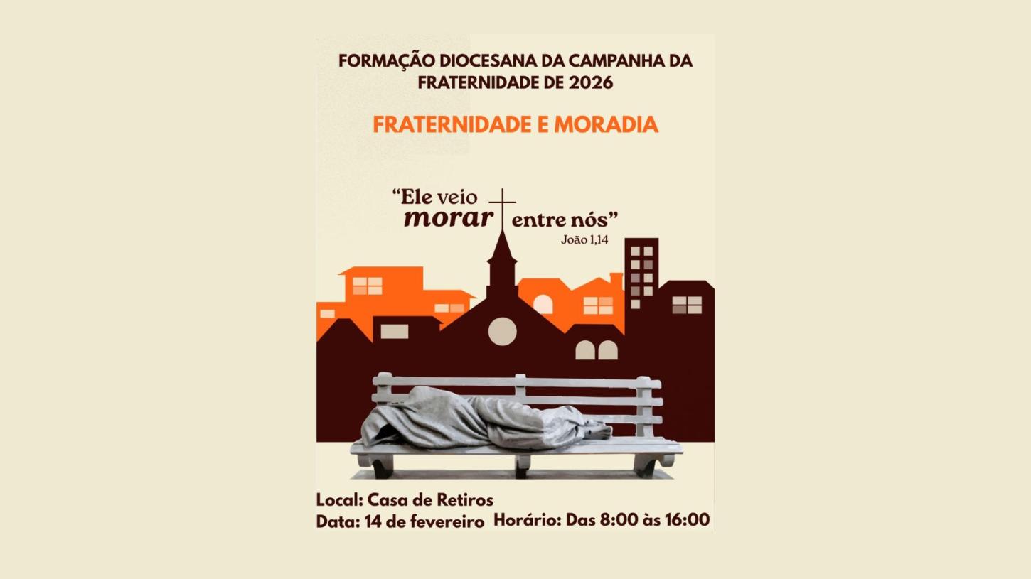 Fraternidade e Moradia: Diocese de Juína realizará a Formação da Campanha da Fraternidade 2026