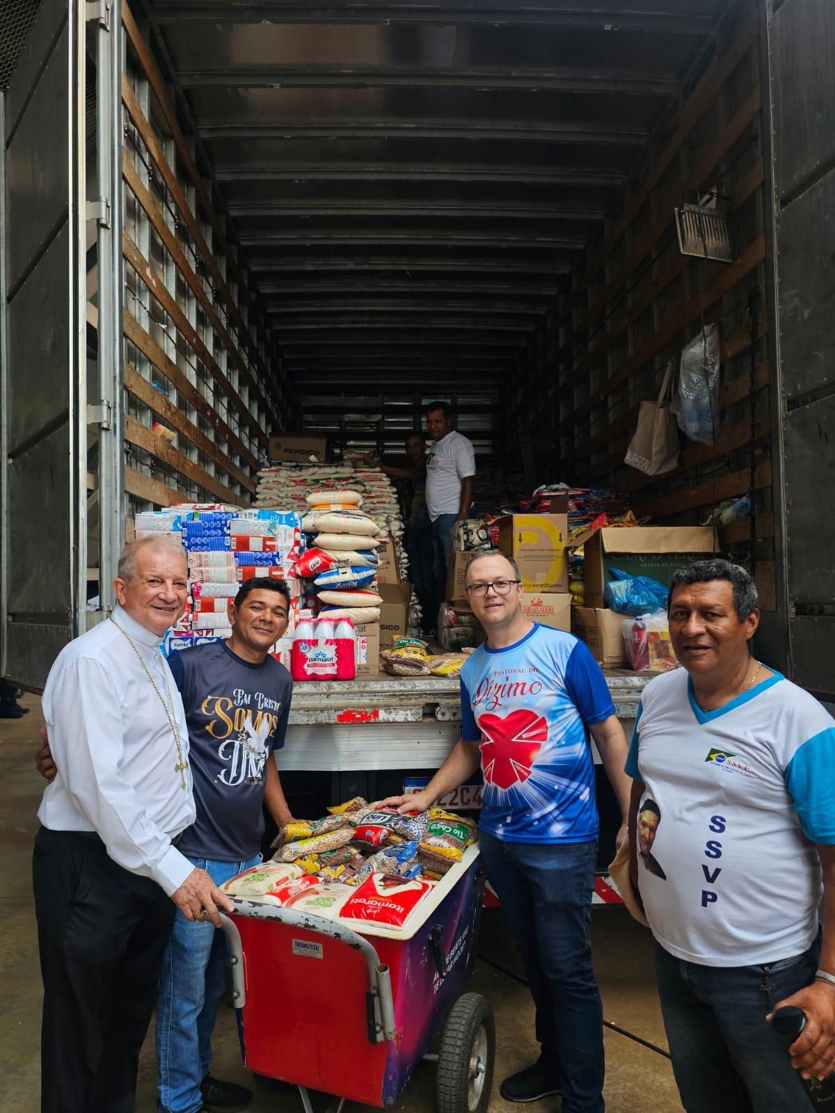 Vinde e Vede 2026 arrecada 15 toneladas de alimentos não perecíveis em Cuiabá