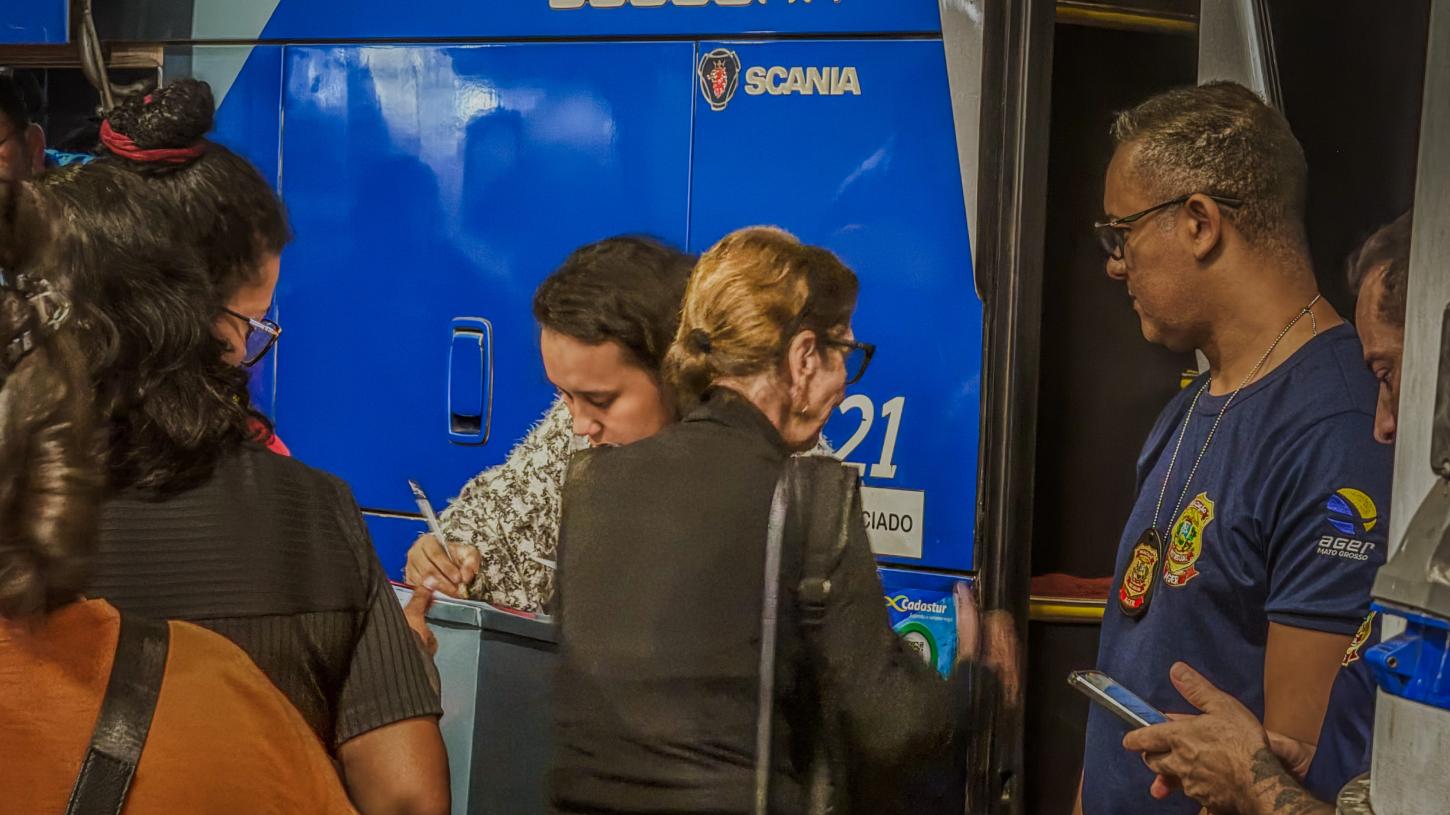 Fiscalização Estadual da AGER Reforça Qualidade do Transporte na Rodoviária de Cuiabá