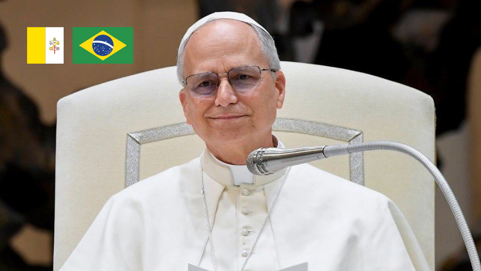 Papa Leão XIV envia mensagens de carinho e proximidade ao povo brasileiro