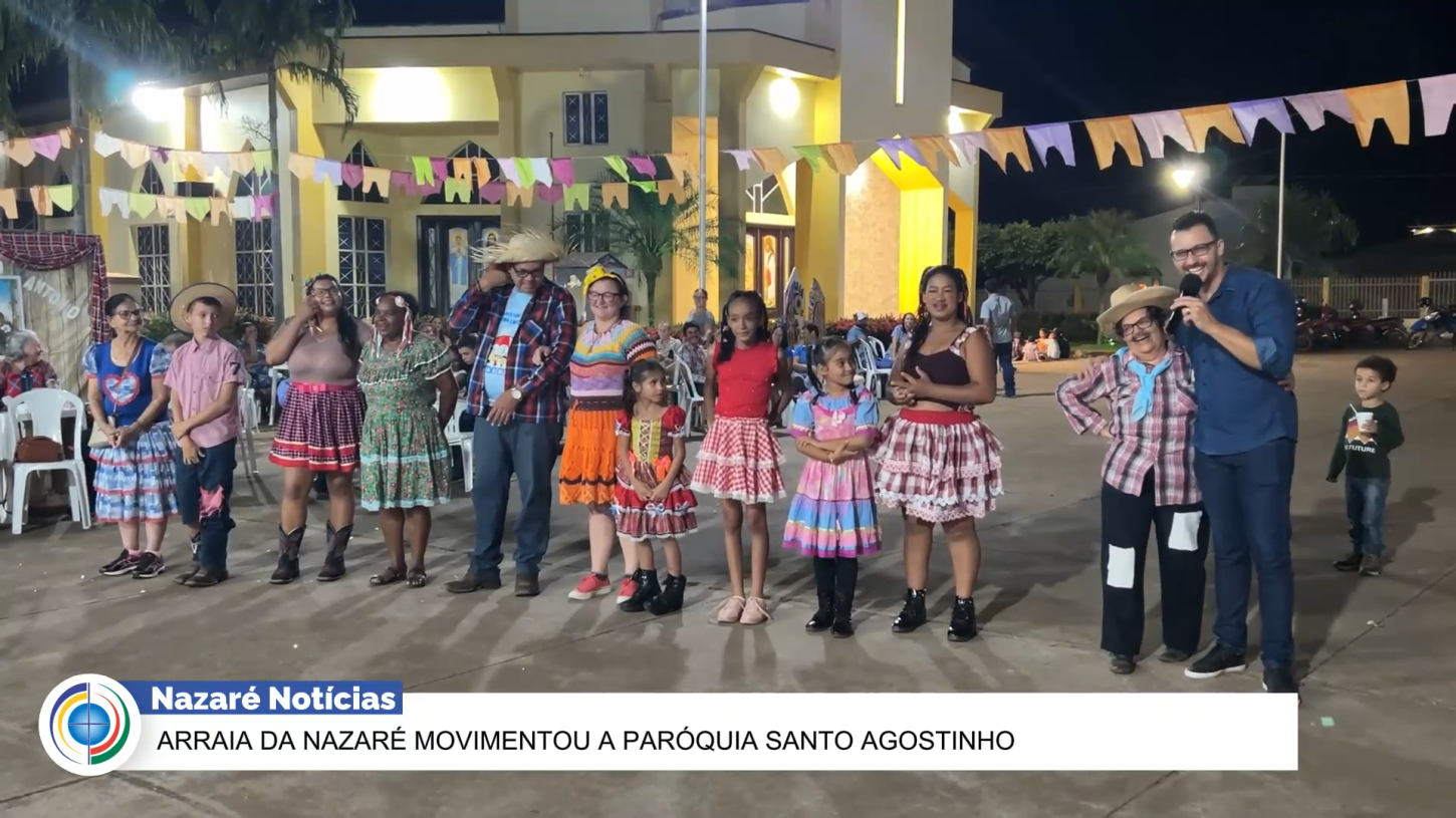 Arraiá da Nazaré 2026 promete noite de alegria, partilha e confraternização.