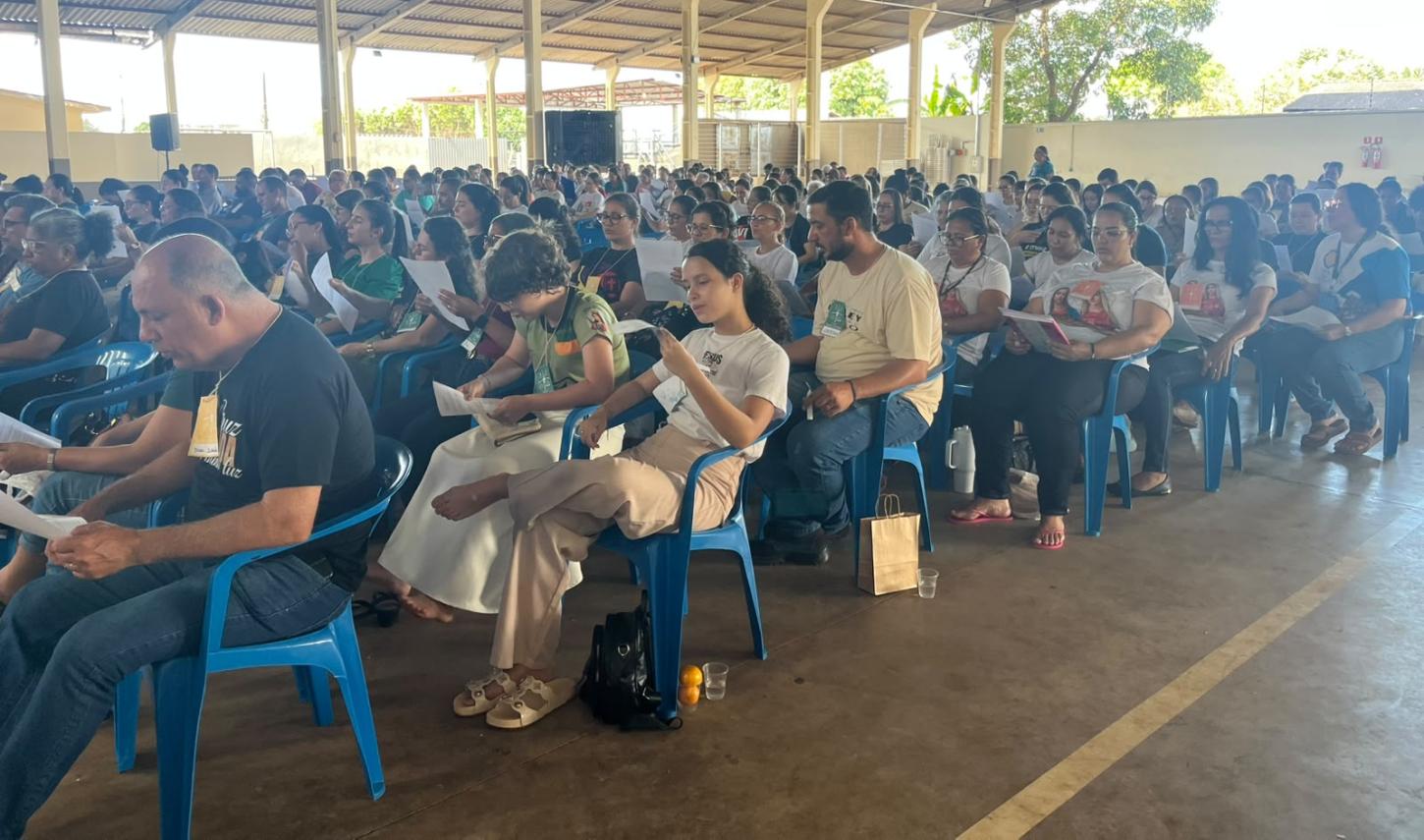 Formação diocesana fortalece a Iniciação à Vida Cristã e reúne catequistas e agentes da liturgia em Juína