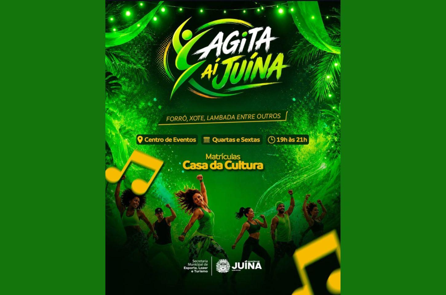 Agita aí Juína promove aulas de dança para toda a comunidade