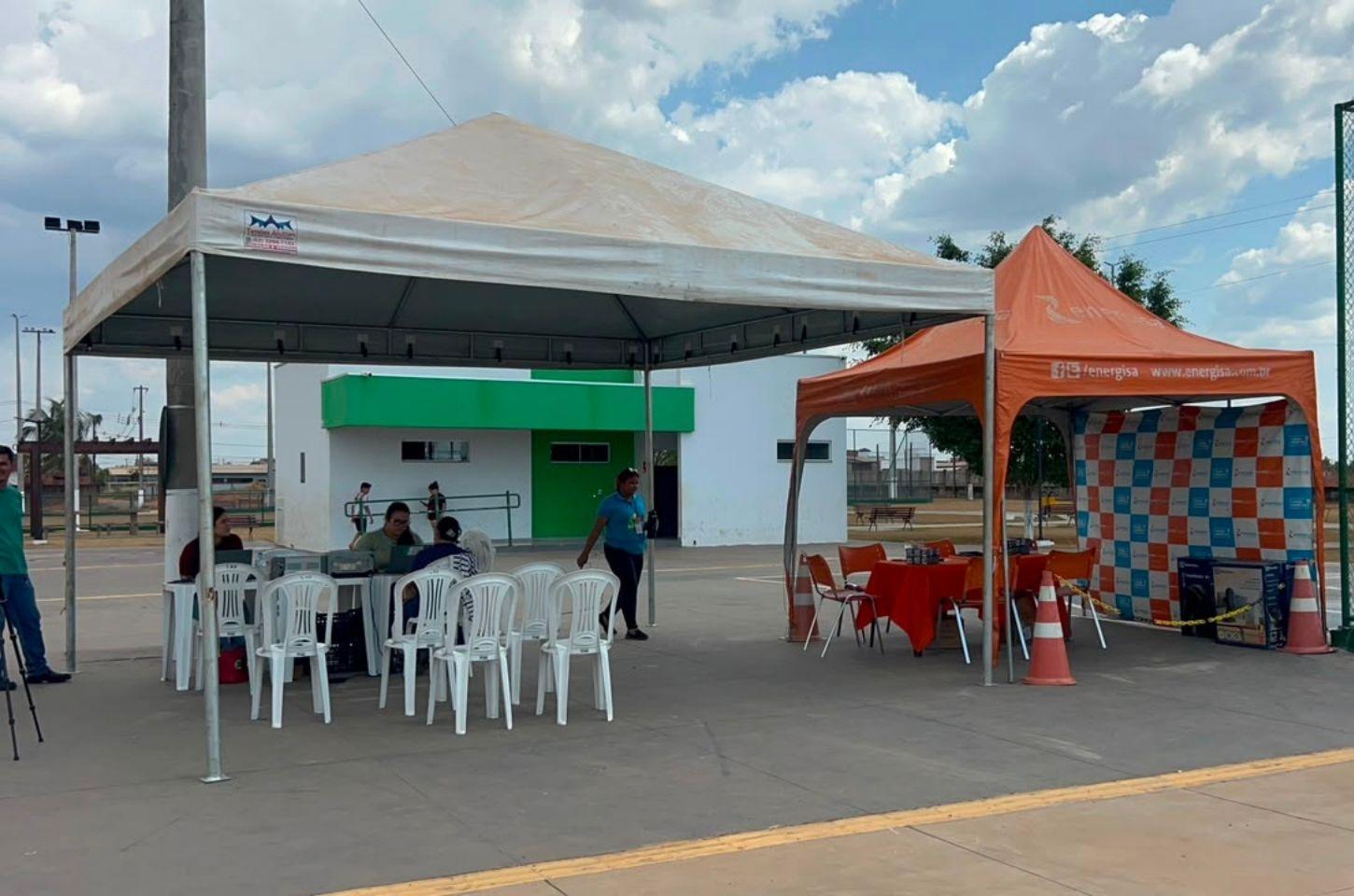 Assistência Social e Energisa realizam ação com troca de equipamentos, Cadastro Único e cinema no Módulo 6